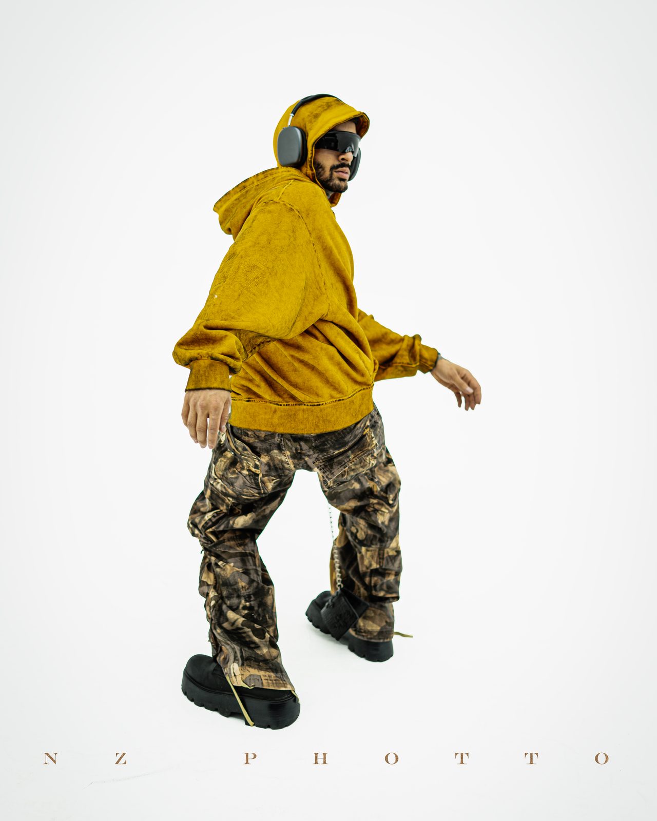 Streetwear campaign, studio shot